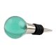 Green Round Glass Wine Stopper
